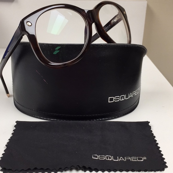 DSQUARED Unisex Tortoise Optical Frames RX Lenses Made in Italy Never Used - Picture 5 of 7